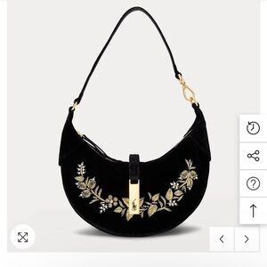 ISO: polo Ralph Lauren suede polo ID bag bullion velvet floral embroidered